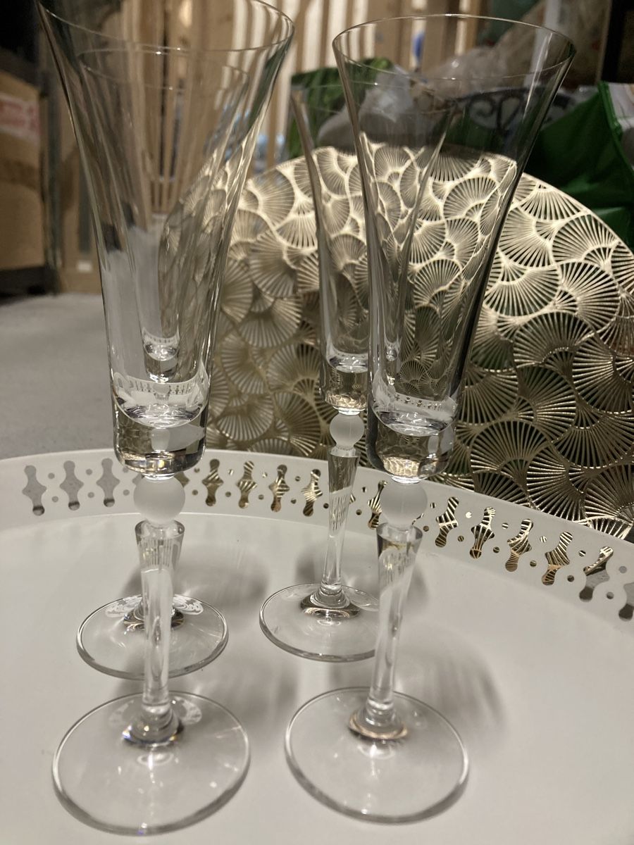 Verres: Kristall Champagnergläser 4er-Set – Neuf (Voir description) à Schlieren par Bella79 5