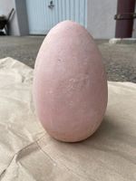 Deko-Ei, rosa, aus Steinzeug, für Ostern, NEU - Osterhase