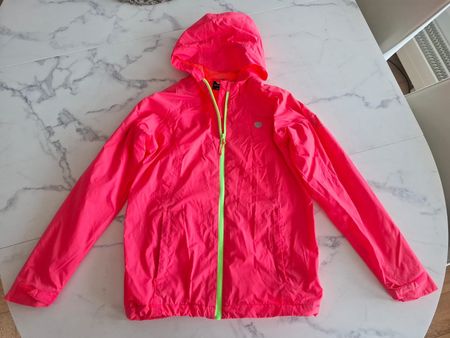 46 NORD Mädchen Outdoor-/Regenjacke Gr. 164 – Pink/Neon