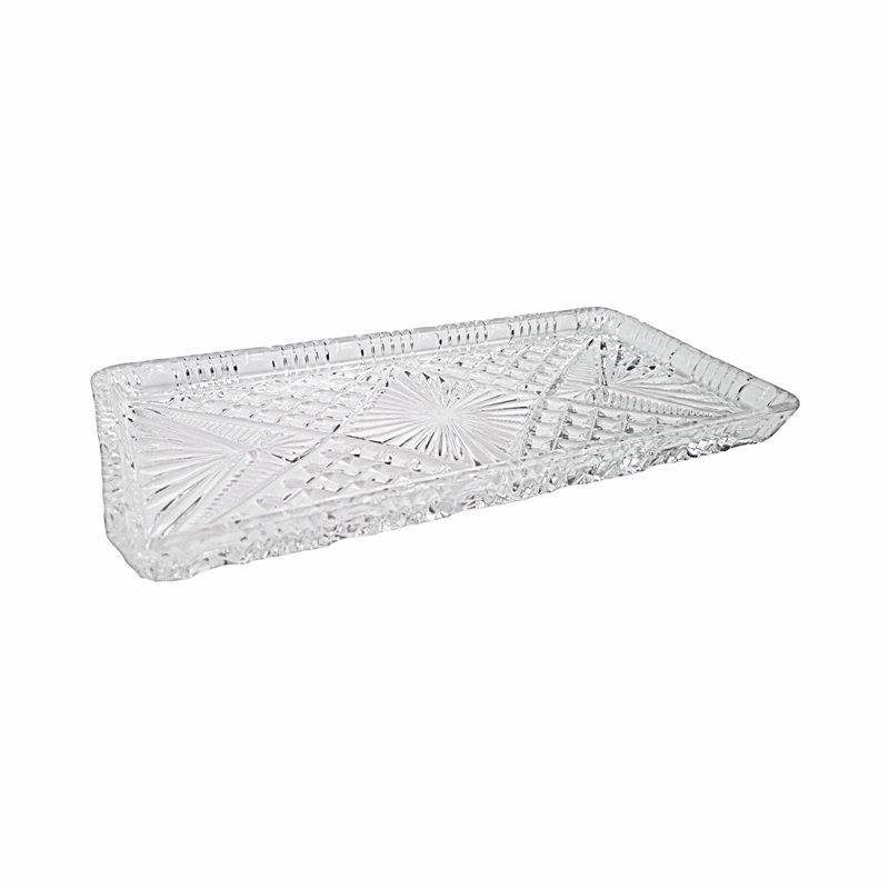 Servierplatten: Kristallglas-Servierplatte – Gebraucht aus Wangen b. Olten von Restwert_Wangen