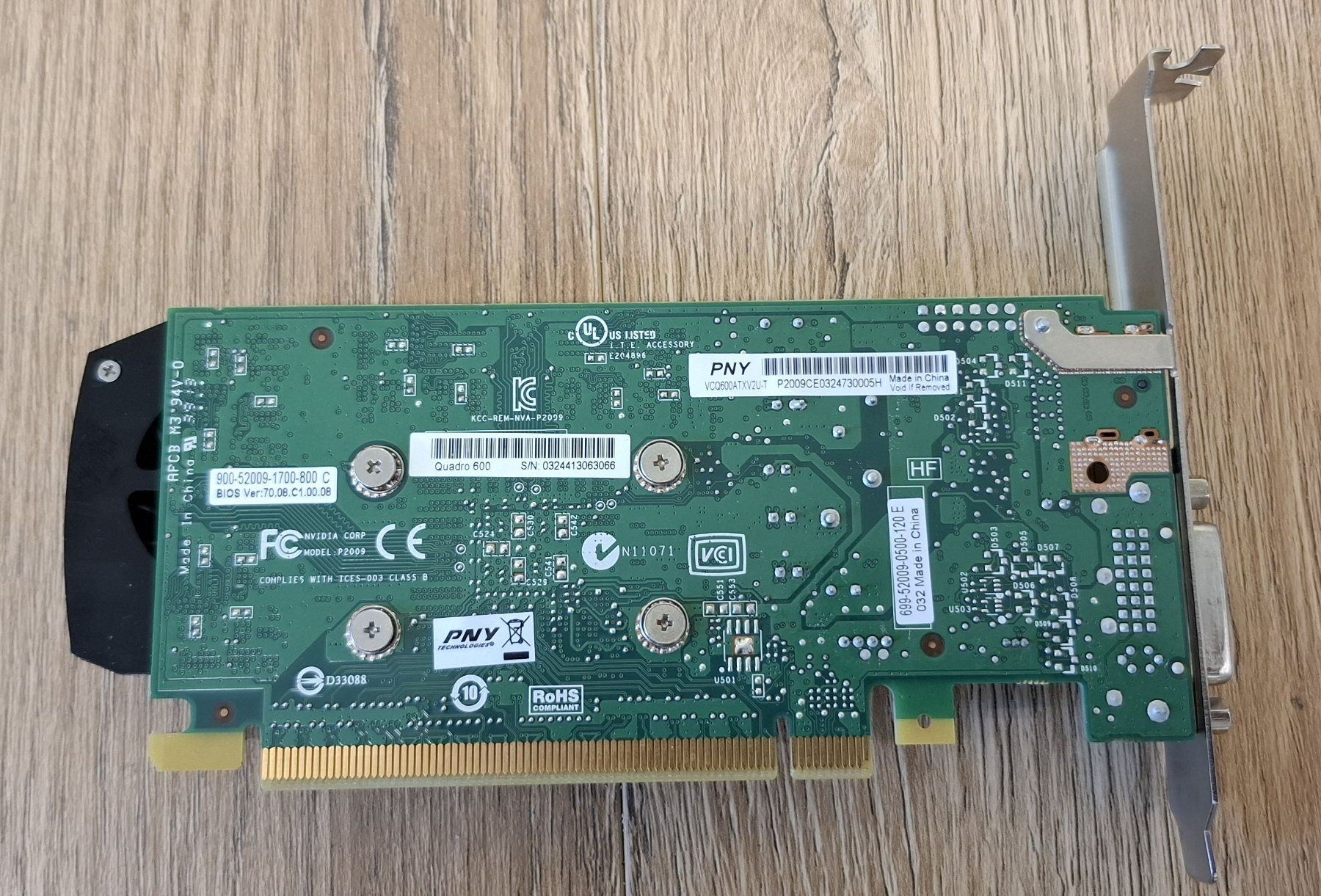 Nvidia Grafikkarten: Nvidia Quadro 600 Grafikkarte 1 GB VRAM – Gebraucht aus Bern von PGyg-CH 1