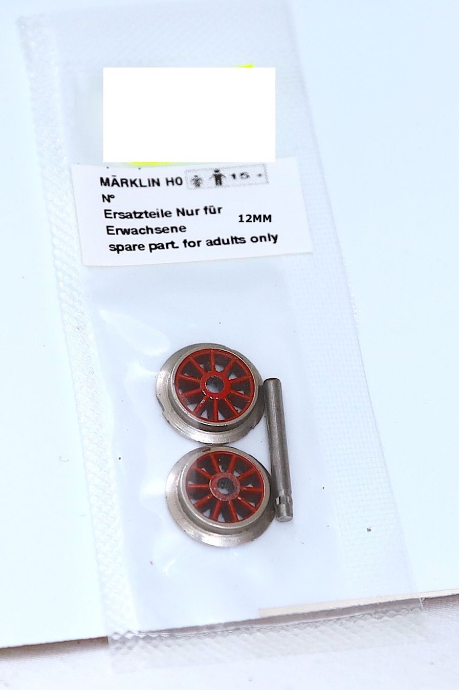 Märklin Modellini di ferrovie: MÄRKLIN DAMPFLOK VORLAUF-ACHSEN  12MM – Nuovo (secondo la descrizione) da Ipsach venduto da locky55