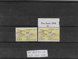 FP 1949 2x ** Kat: CHF 140.-