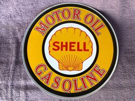 Shell motor oil gasoline werbung classic