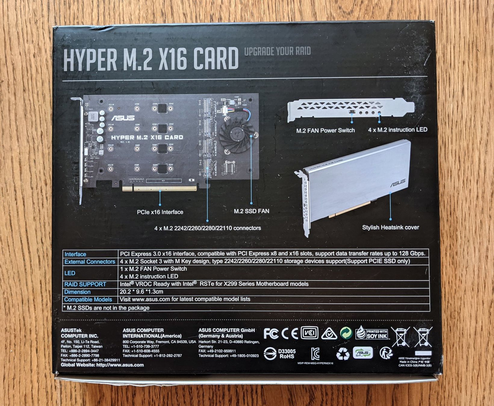 Schede madri: ASUS Hyper M.2 x16 Card – Usato da Münchenbuchsee venduto da Chaoo 2