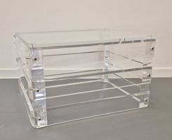 Vintage Design, Beistelltisch, Acrylglas, 1970er-Jahre