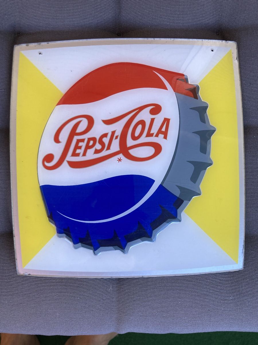 Pepsi Ecriteaux: Pepsi-Cola Werbeschild Kunstoff – D'occasion à Sissach par retep0808