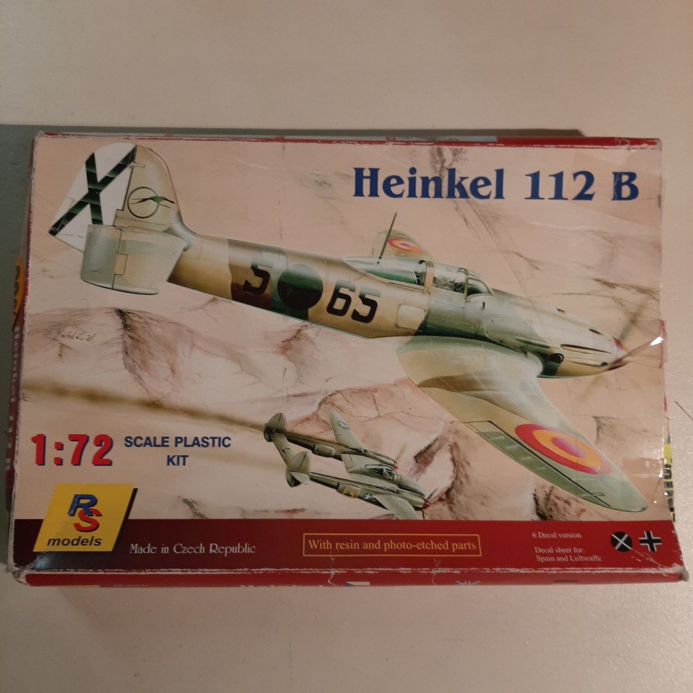 Heinkel Kit di modellismo & Modellini statici: 2425 ... Heinkel He 112 B ... RS 9209 – Nuovo (secondo la descrizione) da Bonstetten venduto da Benibanny59