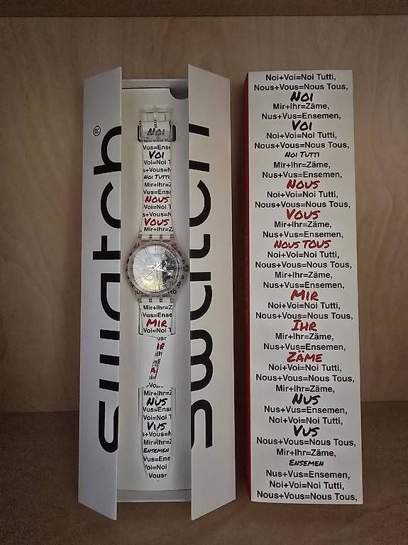 Swatch Uhren: Swatch Aktionärsuhr 2026 – Neu (gemäss Beschreibung) aus Dörflingen von PURGE