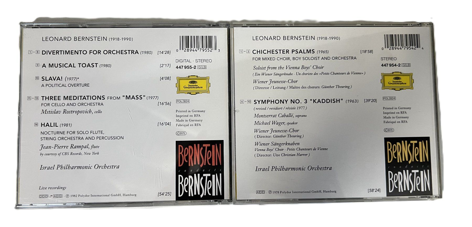 CD: Leonard Bernstein CD Set – Usato da Zürich venduto da Drahtzug 3