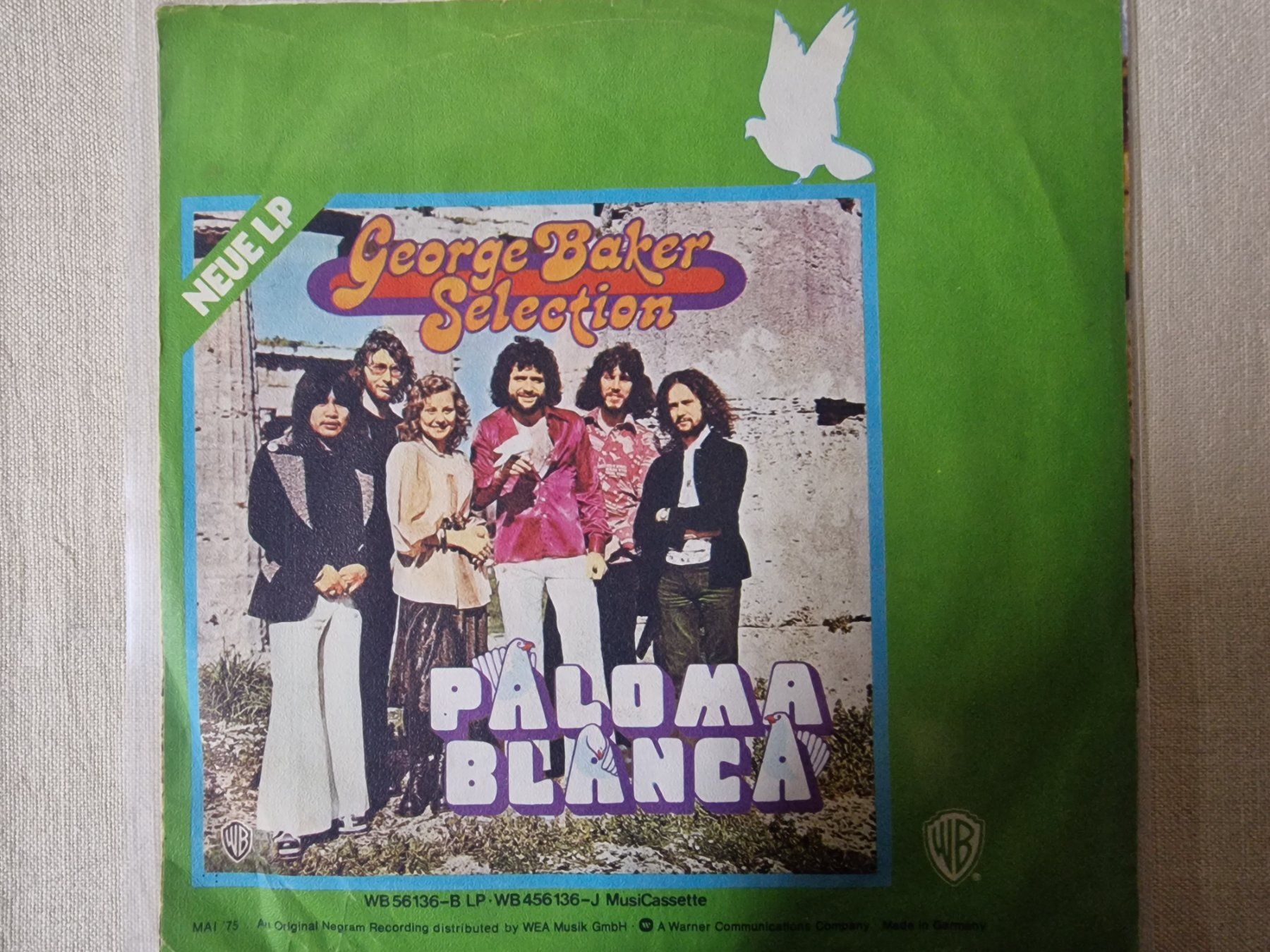 Schallplatten: George Baker Selection Single – Paloma Blanca – Gebraucht aus Root von atelier22 1