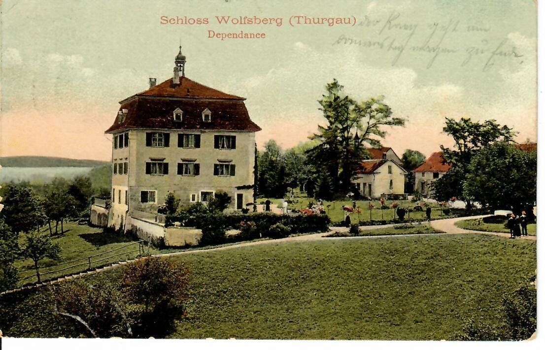 Cartoline postali: Schloss Wolfsberg 1908 - Stabstempel – Usato da Hochdorf venduto da Ziegel-16