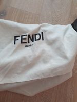 FENDI Shopper Bag Canvas Leder braun, Vintage