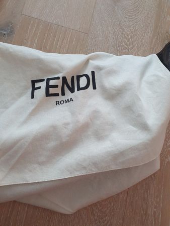 FENDI Shopper Bag Canvas Leder braun, Vintage
