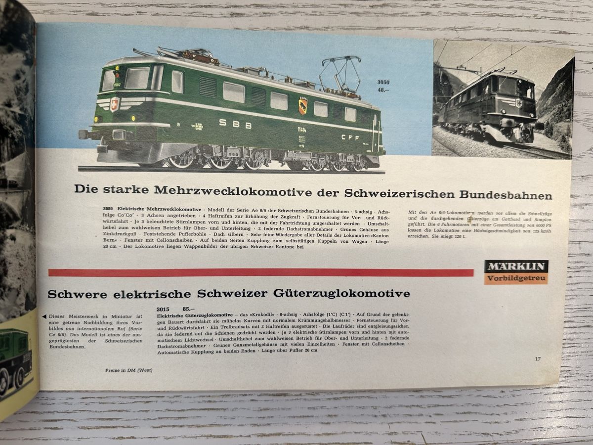 Märklin Modellini di ferrovie: Märklin Katalog 1965/66 D DM – Usato da Lupsingen venduto da New-Haven 2