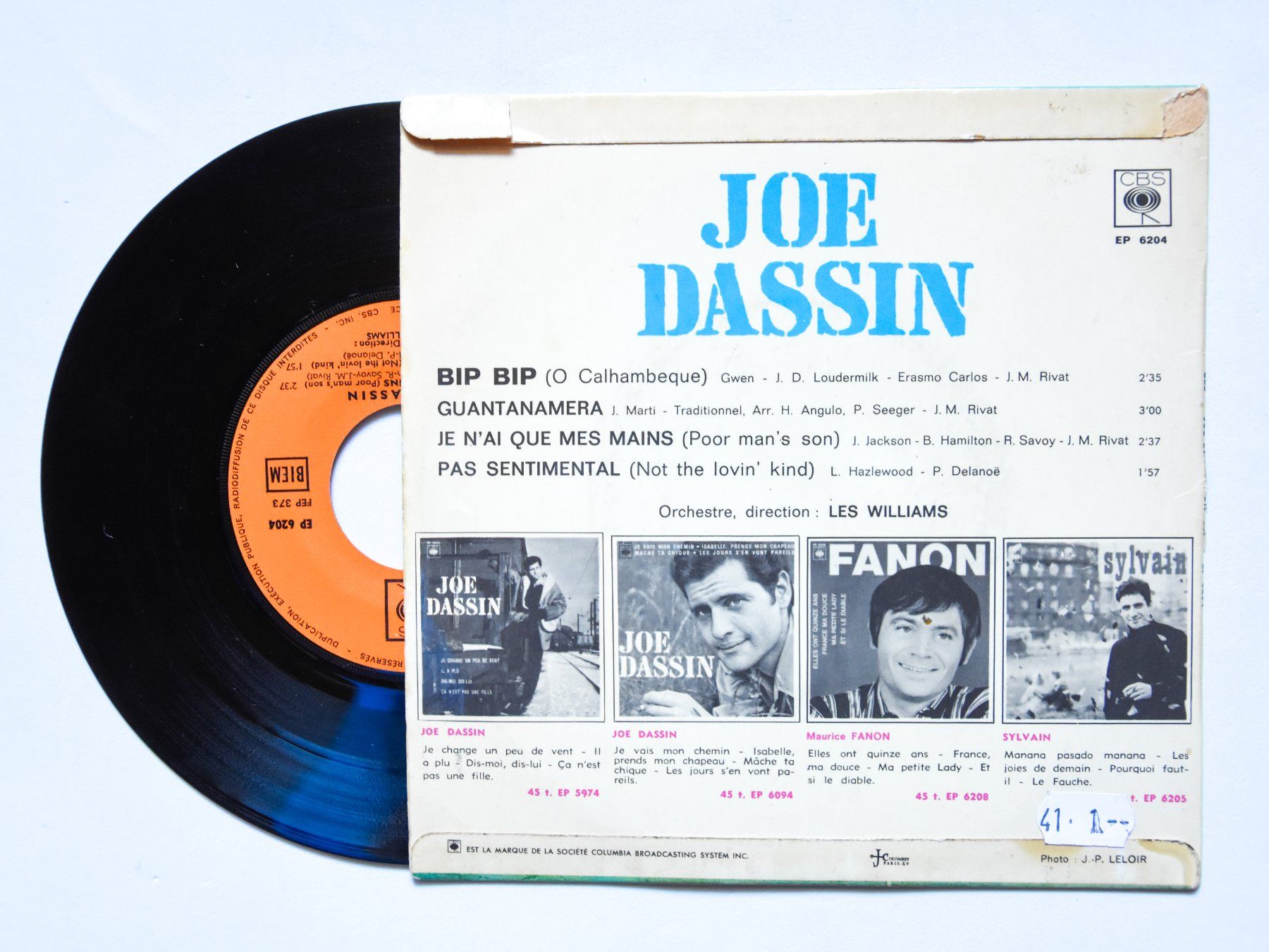 Dischi in vinile: Joe Dassin - Bip Bip (EP) – Usato da Belmont-sur-Yverdon venduto da ag97 1