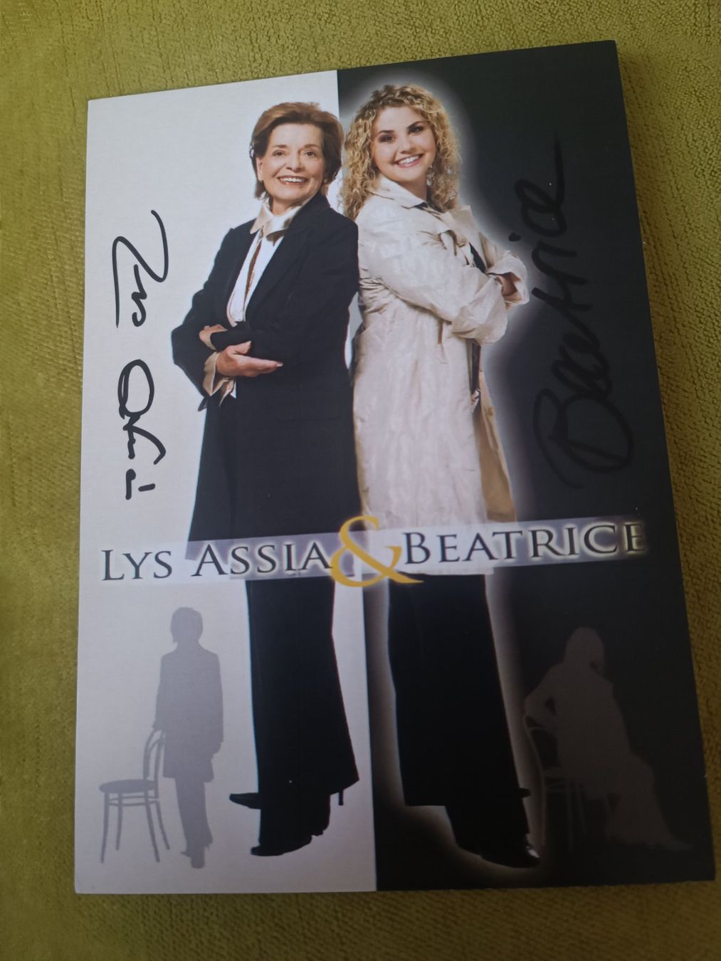 Autografi: Lys Assia & Beatrice Egli - handsigniert – Usato da Menziken venduto da Artographs