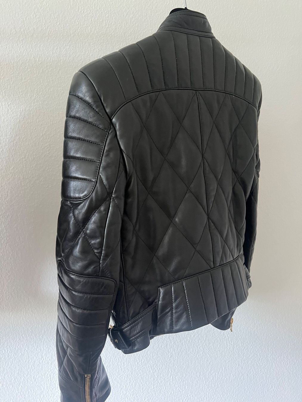 Giacche: Veste en cuir Balmain – Usato da Lutry venduto da roxypoxy 3