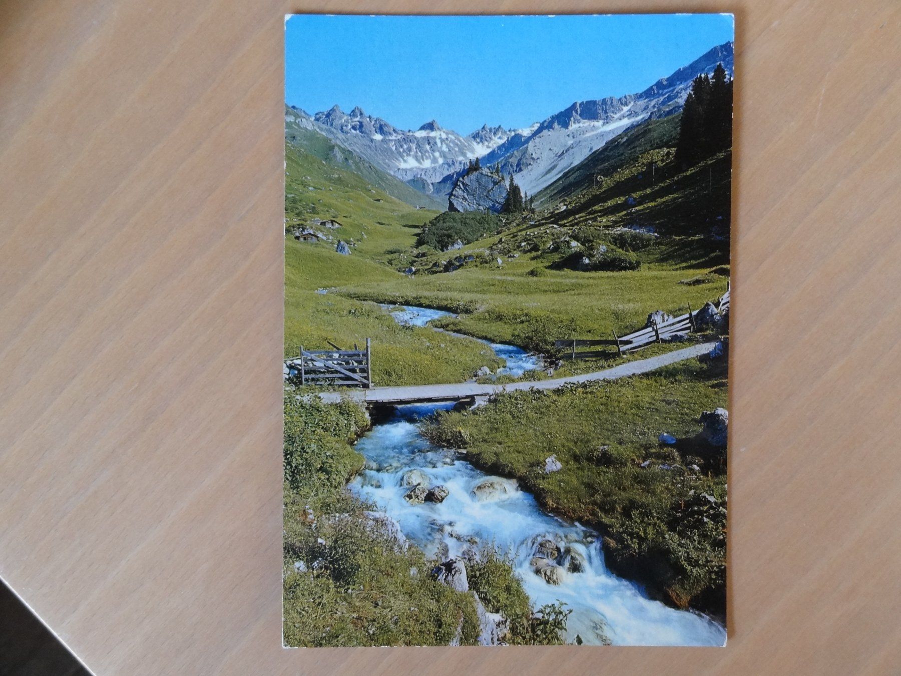 Cartoline postali: Gafiental bei St. Antonien - Grison - 1972 – Usato da St Léonard venduto da Riglin