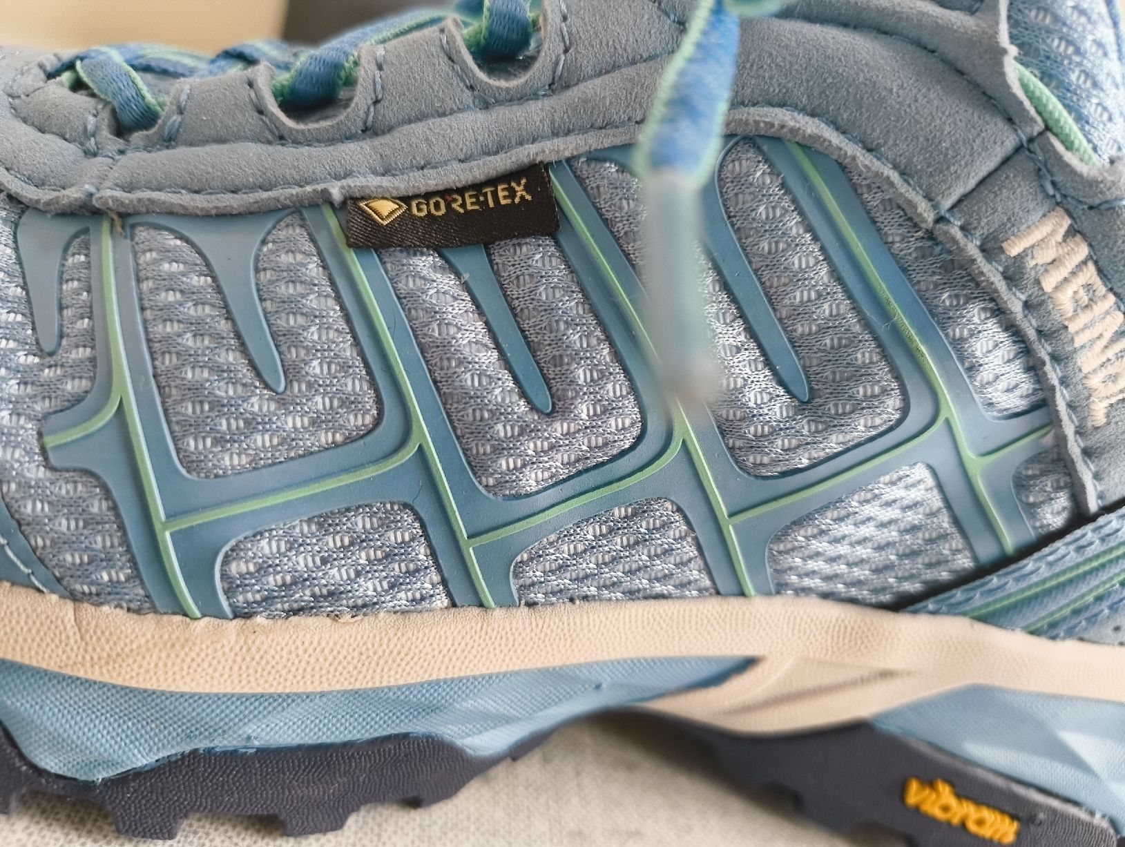 Meindl Scarpe da donna: Meindl Finale Lady GTX Wanderschuhe Grösse 3.5 hellblau – Nuovo e nell'imballaggio originale da Uitikon Waldegg venduto da PJLS1 5