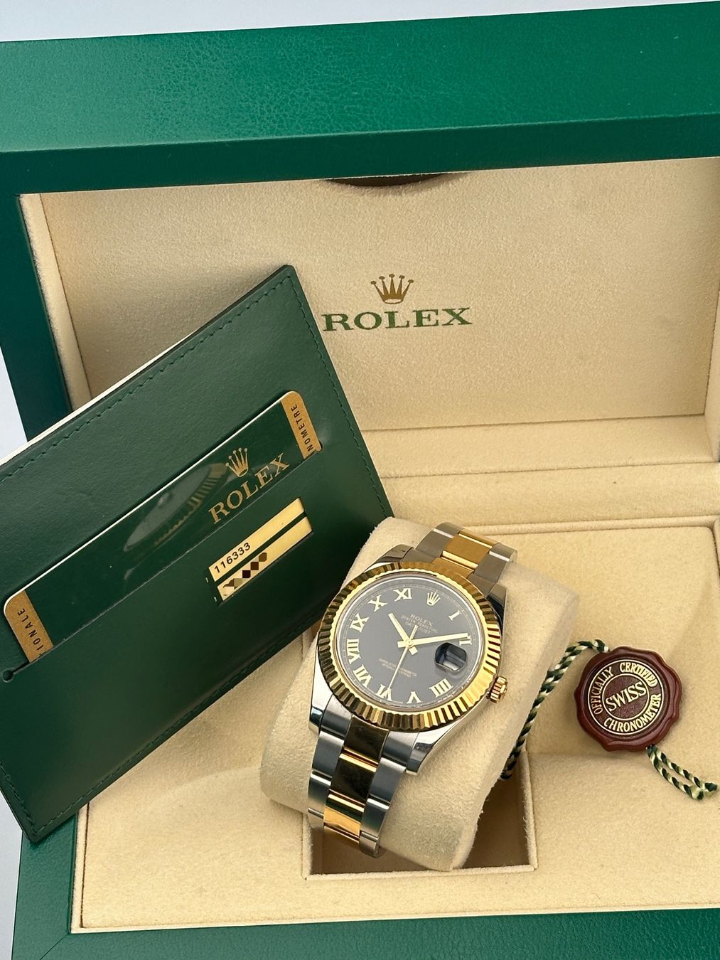 Rolex Orologi: Rolex Datejust II 41mm Ref. 116333 im Fullset – Usato da St. Gallen venduto da TrokulWatches 7