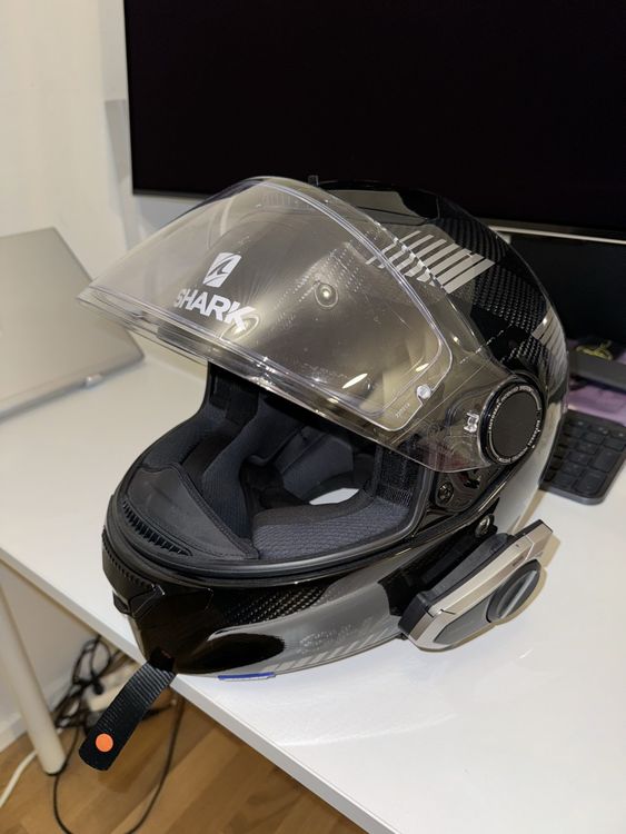 Shark Spartan Carbon Motorradhelm - Racing Helm Mit Pinlock Visier | CFD-Design