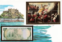 Grosser Banknotenbrief  Jersey 1990