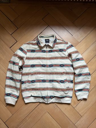 ZARA - Aztec Jacke offweiss gemustert XL