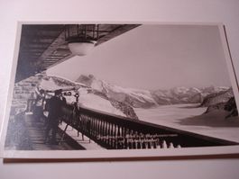 PK Jungfraujoch, Blick vd Berghausterrasse, um 1950, ungelau