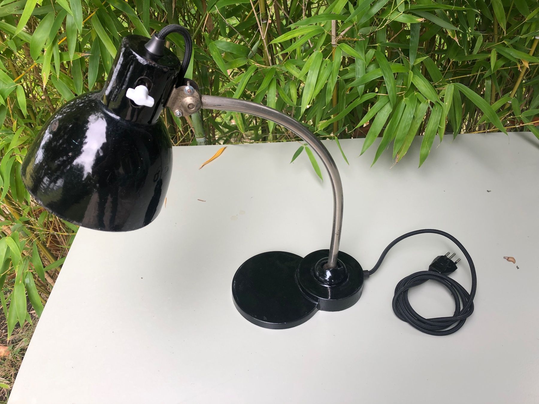 Lampen: Bauhaus Tischlampe Zirax Disco – Gebraucht aus Unterstammheim von Hawesta