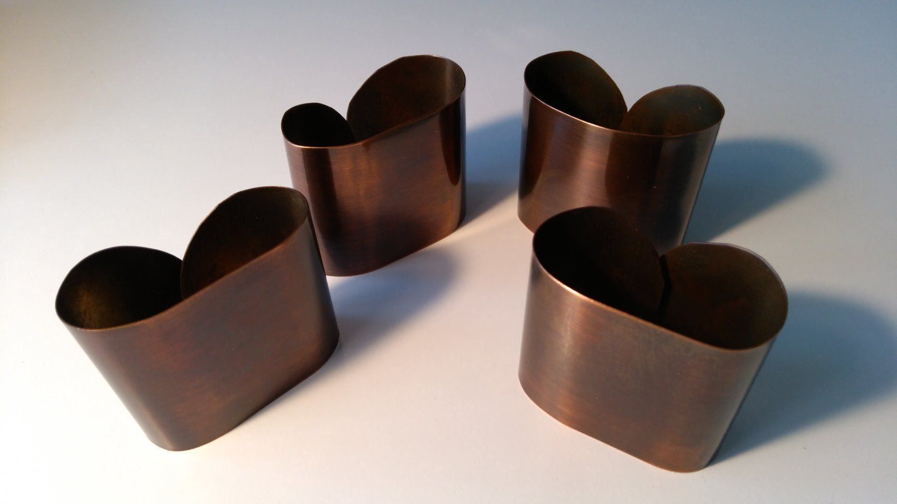 Accessori: Serviettenring Kupfer / Set à 4 Stück – Nuovo (secondo la descrizione) da Oberwil BL venduto da kom_2m8c