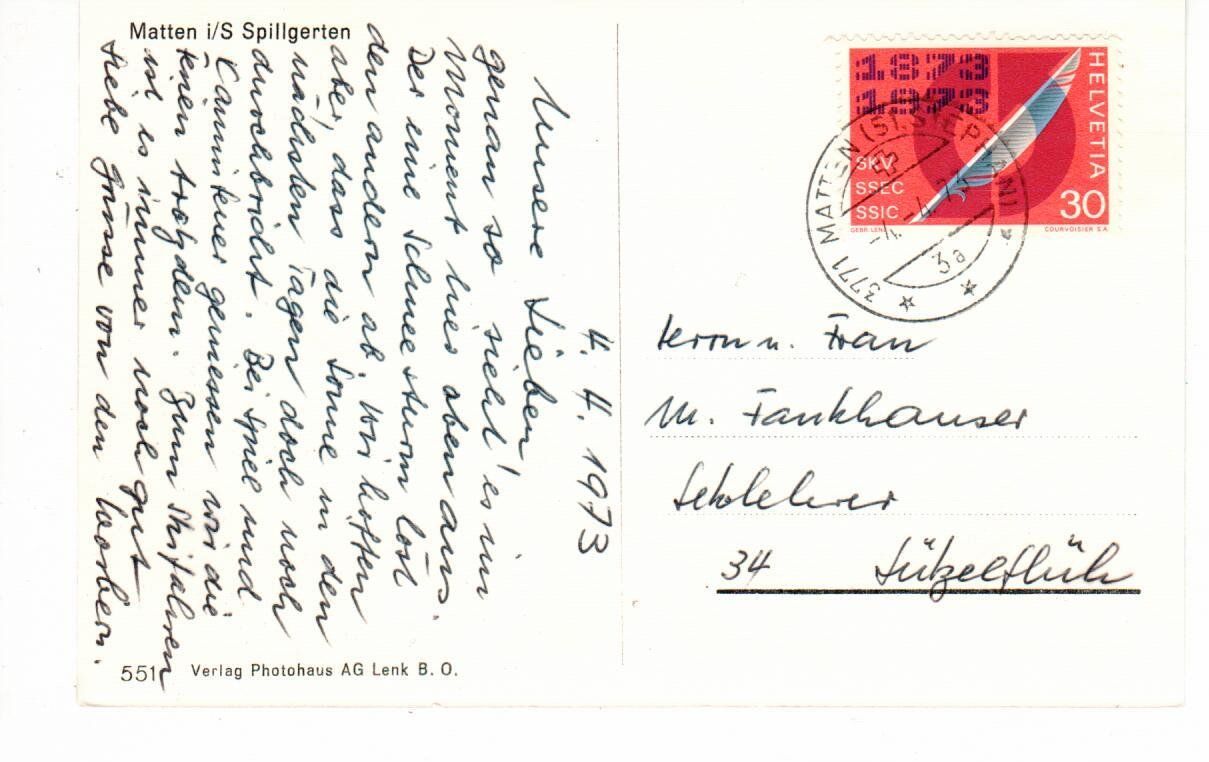 Cartoline postali: Matten i/S Spillgerten – Usato da Wolhusen venduto da Curver9 1