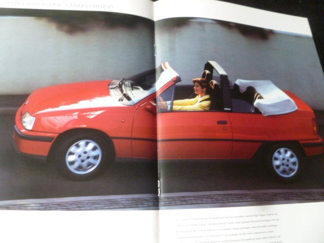 Opel Documenti: Opel Cabrio Edition Prospekt 1992 – Usato da Zofingen venduto da sosalinos01 4