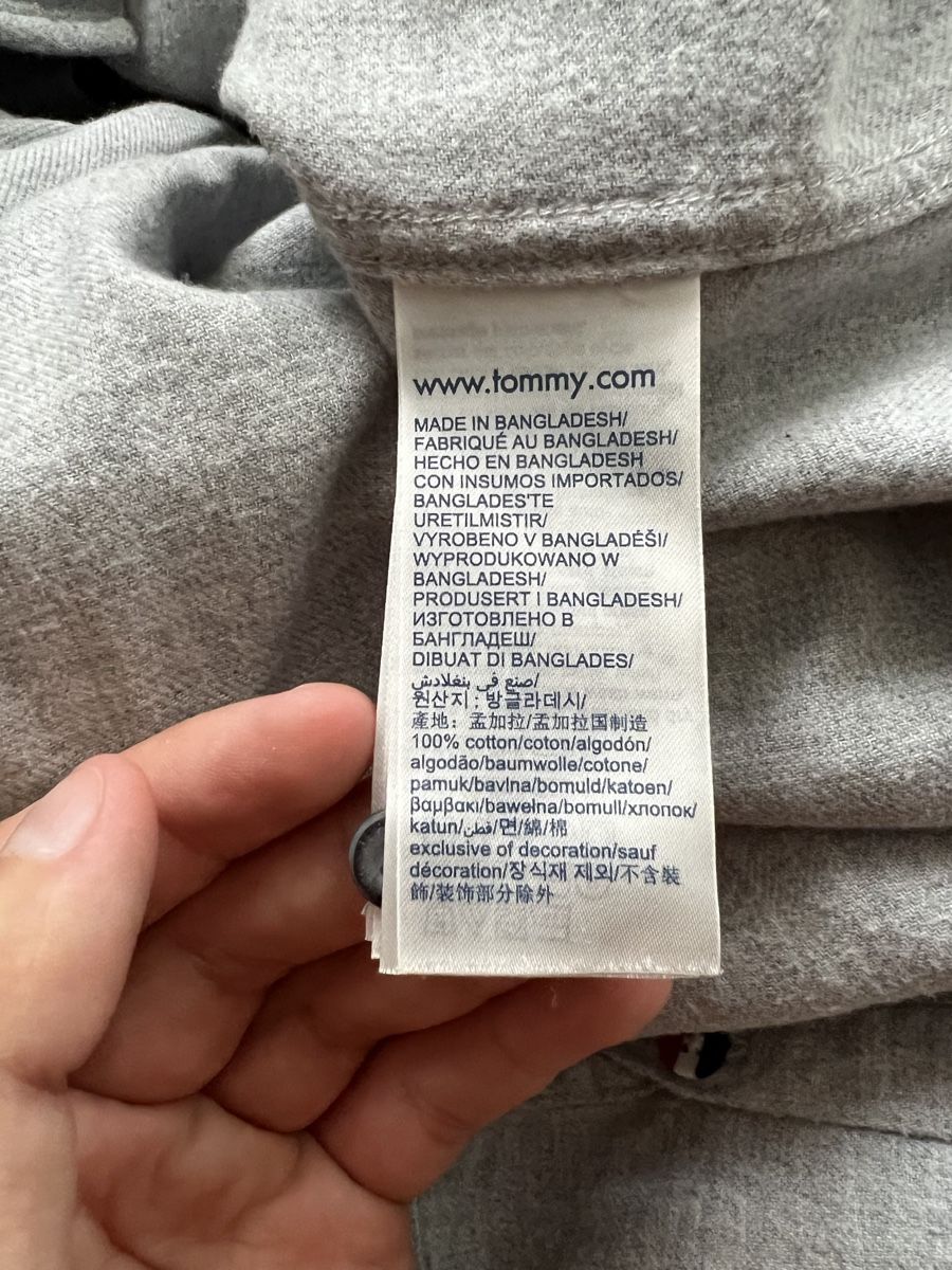 Tommy Hilfiger Camicie: Tommy Hilfiger Hemd grau – Nuovo (secondo la descrizione) da Herisau venduto da ogkosta 5