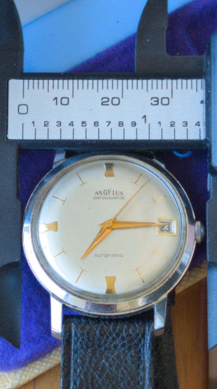 Angelus Uhren: Armbanduhr Angelus Datographe Automatic gebraucht – Gebraucht aus Kreuzlingen von dad_9x7b 9