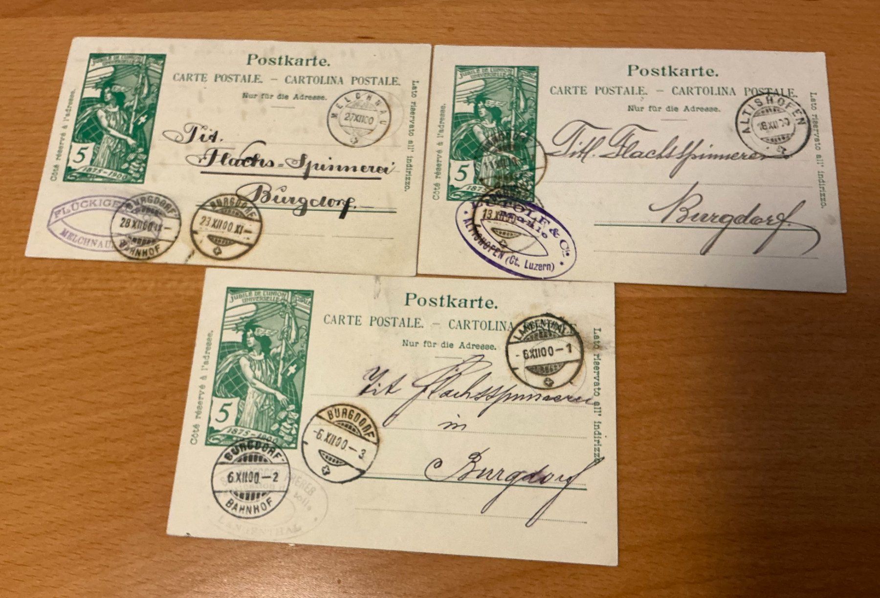 Tutti i francobolli: 3 Postkarten – Nuovo (secondo la descrizione) da Koblenz venduto da Markenhimmel