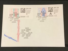 PRO JUVENTUTE FDC  Webstamp mit Zuschlag !!!