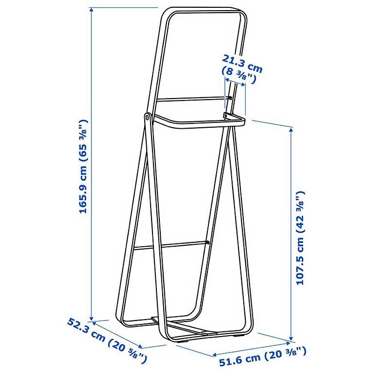 Ikea Specchi: Holz Standspiegel – Usato da Malters venduto da Nebije1 1