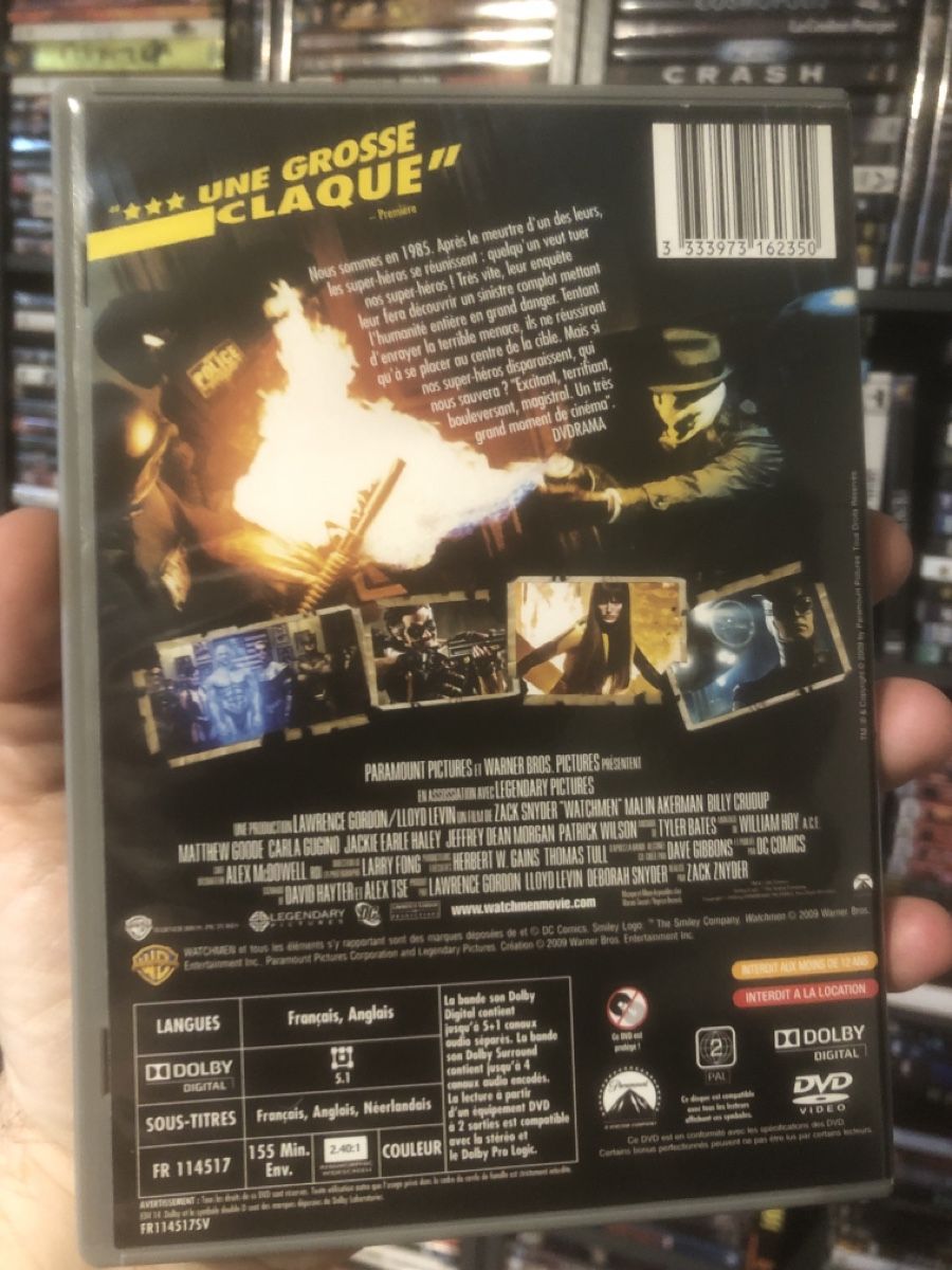 Tutti i DVDs: Watchmen (Les Gardiens) dvd – Usato da Lausanne venduto da fransadpop 1