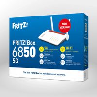 fritz!Box 6850 5G Router mit 2x2 LTE und 5G Aussenantennen