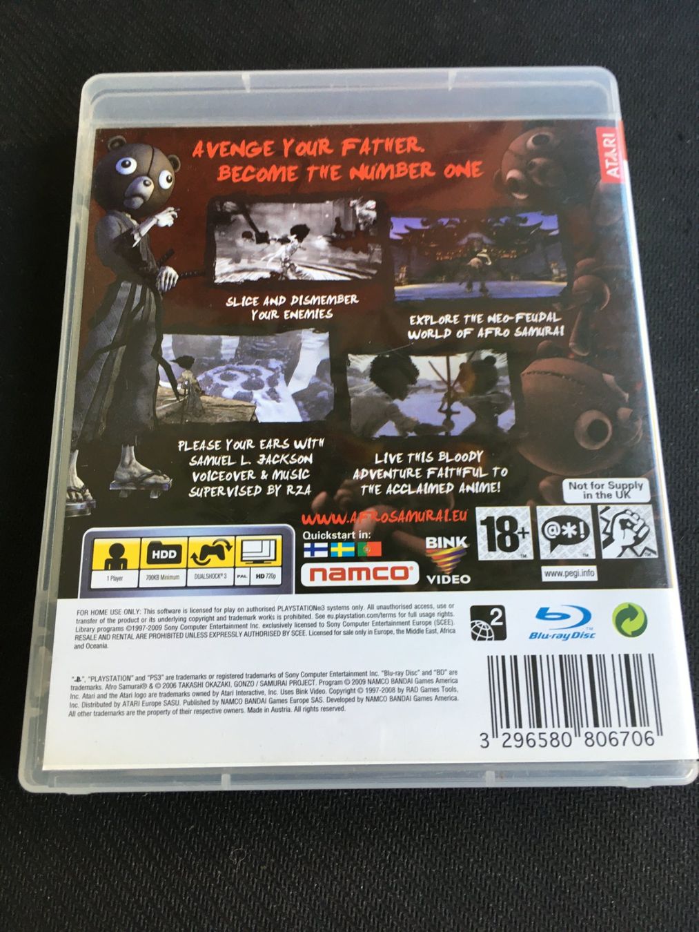 Sony Giochi: Afro Samurai - PS3 / Playstation 3 – Usato da St.Gallen venduto da sjosjo 1