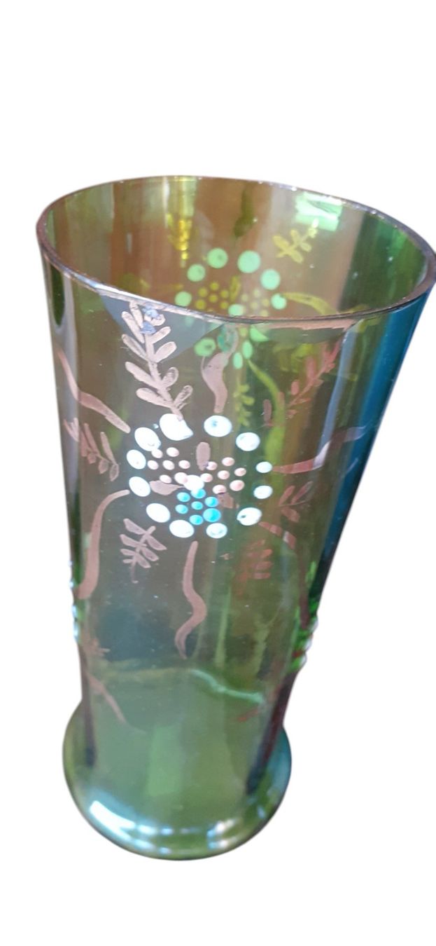 Bicchieri: Grüner Glasbecher antik – Usato da Mörschwil venduto da antiksalon 4