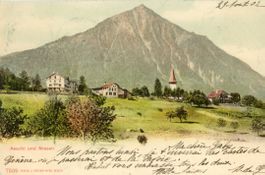 Aeschi  BE   und Niesen        um 1902
