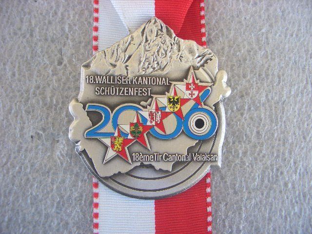 Medaillen: SCHÜTZENABZEICHEN WALLIS 2006 – Gebraucht aus Thürnen von Chluuri 1