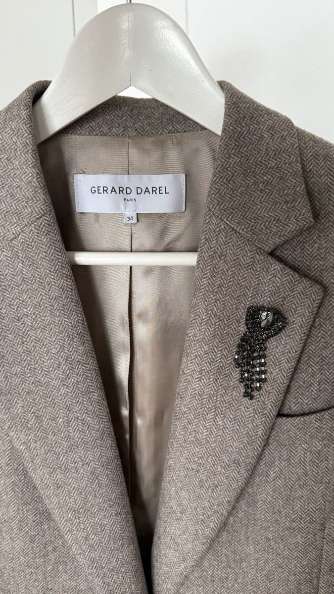 Gérard Darel Giacche: Gerard Darel Blazer, Herringbone Pattern, Size 34 – Nuovo (secondo la descrizione) da Zug venduto da kum_hg98 6