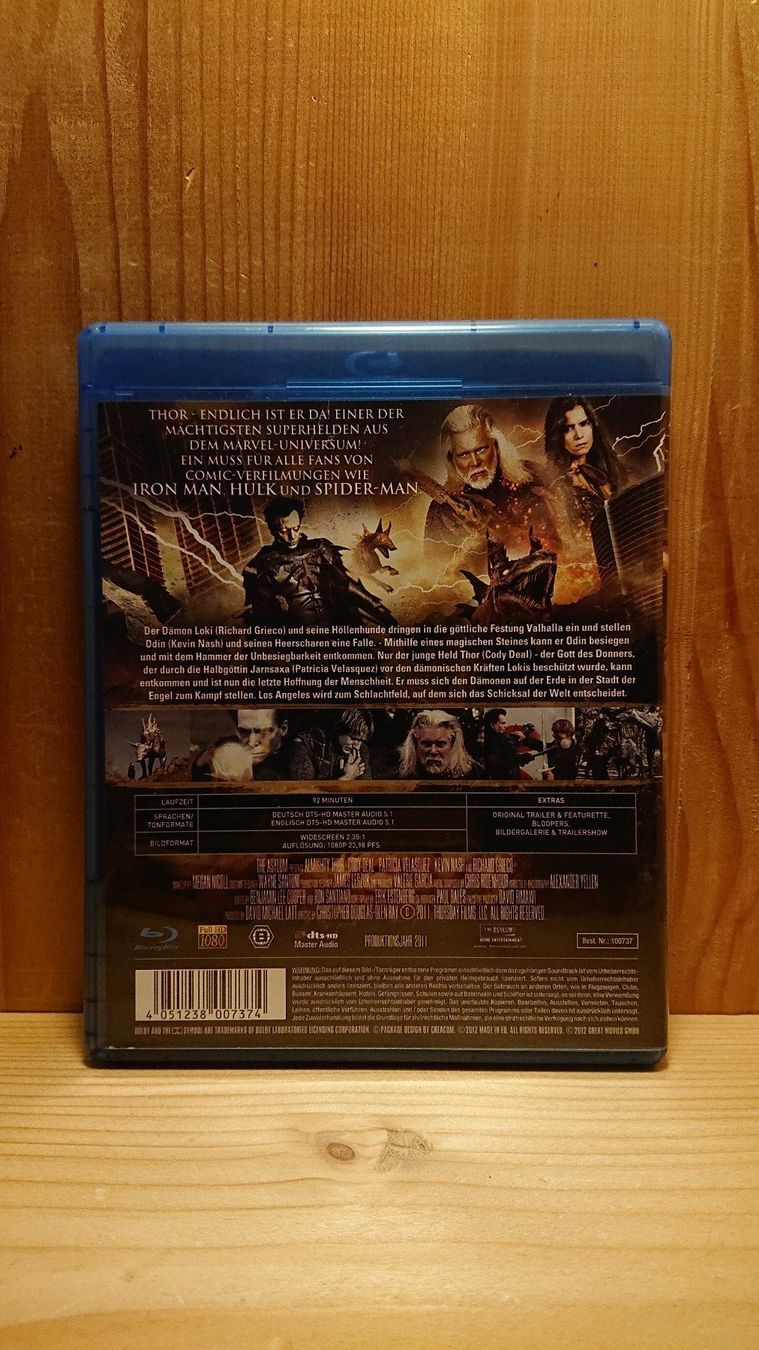 Tutti i DVDs: THOR Der Allmächtige in 3D Blu-Ray – Usato da Wilderswil venduto da Exebub 1