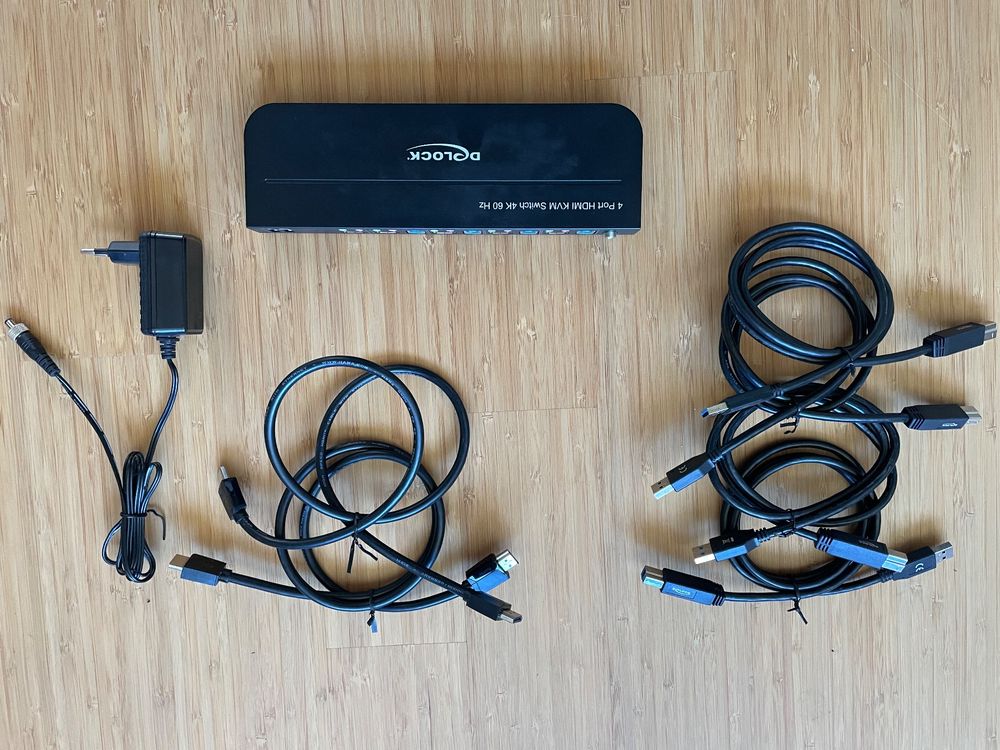 Delock HDMI KVM Switch 4K 60 Hz mit USB 3.0 und Audio Kaufen auf Ricardo