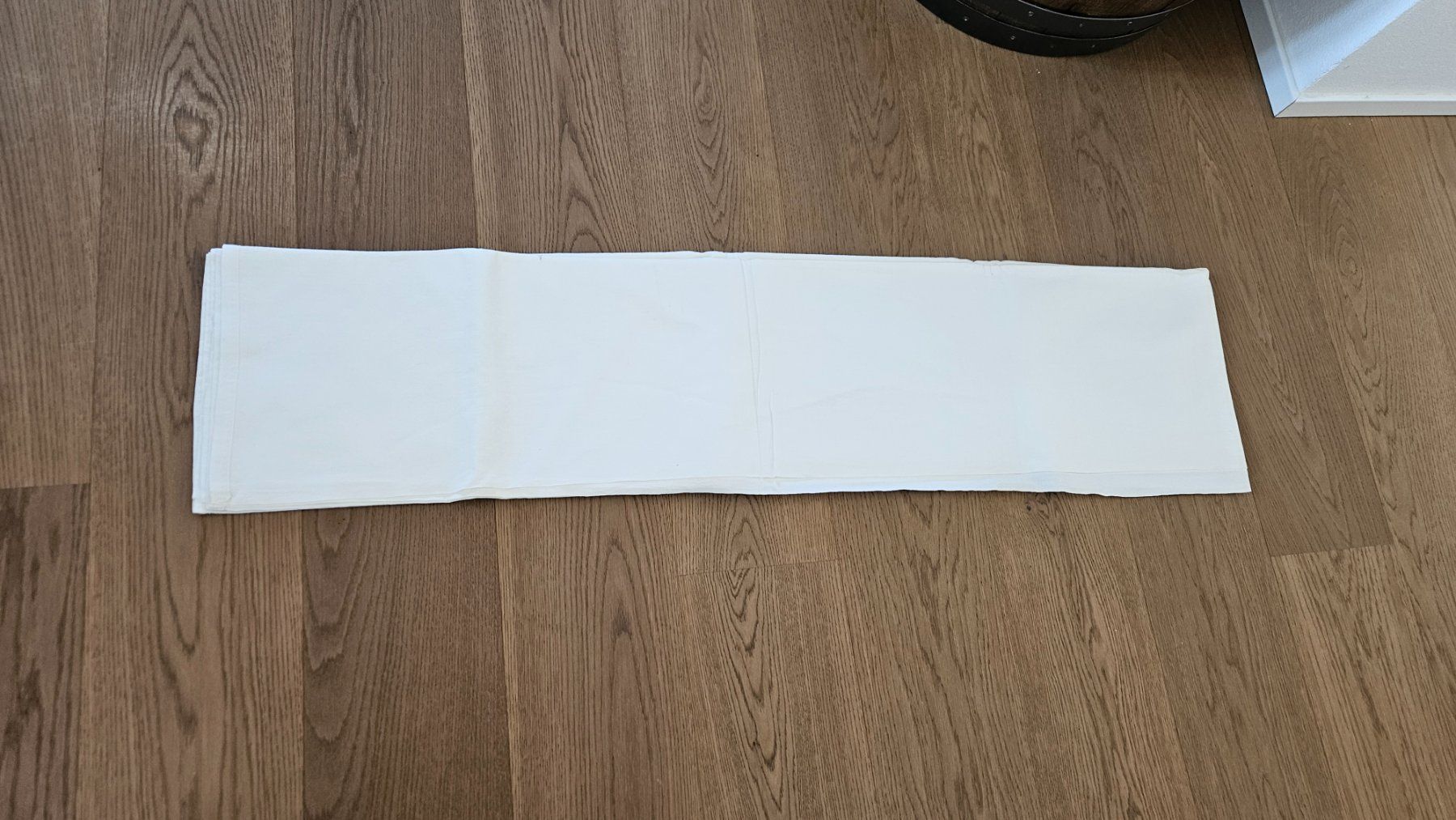Bettwäsche: Vecchio lenzuolo bianco in cotone 220x280 cm – Gebraucht aus Melano von H-Sara