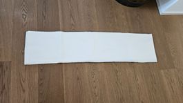 Vecchio lenzuolo bianco in cotone 240x280 cm