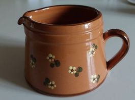 KERAMIK KRUG MIT BLÜMCHEN DECOR